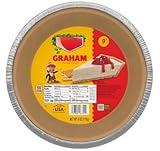 Graham Cracker Pie Crust, 9-inch, Ready to Use Dessert Shell, 4 Pack, 6 oz