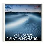 White Sands National Monument, New Mexico, Early Morning, Photography (Absorbent Ceramic Coaster, Single, Cork Back, Kitchen Table Decor)