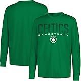 Ultra Game NBA Official Men’s Super Soft Game Day Long Sleeve T-Shirt - Unisex, Boston Celtics, Team Color, X-Large