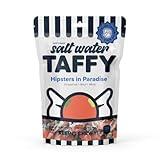 Taffy Shop Hipsters in Paradise, Grapefruit Basil Mint Salt Water Taffy - Gourmet Soft Chewy Candy, Bulk Sweet Snack, Fresh Gift & Gluten-Free, 140 Individually Wrapped Pieces (32oz)