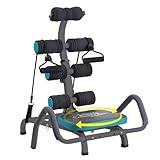 MAGIC BB Ab Machine for Stomach Workout – Multi-Functional Adjustable Ab Trainer Machine with Waist Twister, Ab Rocket & Ab Cruncher – Abdominal Exercise Equipment for Home Gym