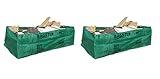 Bagster 3CUYD Dumpster in a Bag Holds up to 3,300 lb, Green(Pack of 2)