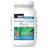 Sinus Survival Histamine Support Plus Jr – Kids’ Natural Allergy & Sinus Relief Supplement – Supports Histamine Balance, Immune Health & Respiratory Comfort – Berry Flavor – 60 Chewable Tablets