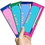 PETRUS ROCK Mahjong Card line Reader - 4 PCS Mahjong Line Finder, Mahjong Line Reader Guide & Strategy Tool for American Mah Jongg Beginners