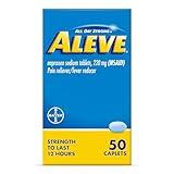 Aleve Pain Relief Naproxen Sodium Caplets ‐ 50 Count