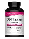 NeoCell Super Collagen With Vitamin C and Biotin, Skin, Hair and Nails Supplement, Includes Antioxidants, Tablet, 180 Count, 1 Bottle