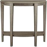 Monarch Specialties Console Table - Narrow Entry Table, 36” L (Dark Taupe)