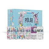 Polar Seltzer Jr Variety Pack, 7.5 fl oz cans, 24 pack, Six Flavors, Mini Cans, No Sugar, No Sweeteners