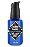 Jack Black Beard Oil for Men - Mens Beard Oil, Leave In Beard Conditioner for Men, Beard Softener for Men, Mens Beard Care Products, Mustache Oil, Mens Gifts, Beard Gifts for Men