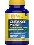 Renew Your Life CleanseMore Overnight Formula Herbs & Magnesium | Gluten Free Non-GMO | 100 Vegetarian Capsules