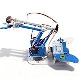 SIYEENOVE Microbit Smart Robotic Arm Kit, 4DF Programmable Mechanical Arm Building Kit for Beginners, Hobbyists to Learn Coding, Science & Engineering, Micro:bit V2 and AA Batteries not Included