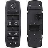 Obaee Window Switch Power Control Button Front Left Driver Side Compatible with 2010-2011 Dodge Grand Caravan/Chrysler Town & Country, Replacement OEM 04602535AI, Double Autos 3+0 Pinss