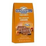 GHIRARDELLI Milk Chocolate Squares with Caramel Filling, 5.32 OZ Bag