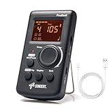 Sondery Digital Metronome Rechargeable English Vocal Counting with Timer Function for Piano Guitar Drum and All Instruments