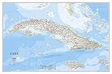 National Geographic Cuba Wall Map - Classic (Poster Size: 36 x 24 in) (National Geographic Reference Map)