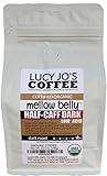 Lucy Jo's Coffee, Organic Mellow Belly Half-Caff Low Acid Blend, DARK, 10.5 oz (Ground)