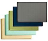 Humble Pet Food Mat Feeding Tray - Non-Slip, Anti-Spill, Raised Dog Food Mat, Easy Clean Waterproof - Premium Quality Silicone - Perfect for Dog Bowl Mat and Cat Feeding Mat Tray, 24" x 16" (Grey)