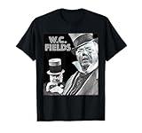 W.C. Fields Montage Illustration Iconic American Entertainer T-Shirt