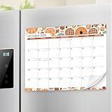 SUNEE Magnetic Calendar for Refrigerator 2026-2027 from October 2025 to June 2027, Fridge Calendar Magnet 21 Months for Family, 8.5"x11" Monthly Wall Calendar, Seasonal