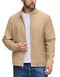 COOFANDY Golf Casual Jackets for Men Lightweight Stylish Jackets Soft Shell Jackets Full Zip Fashion Windbreaker