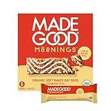 MadeGood Morning Cinnamon Bun Bars, 5ct/5.3 Oz, Organic Snacks