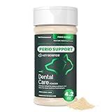 VetriScience Dental Care Powder, Perio Support Clinically Tested Dental Supplement for Small, Medium and Large Breed Dogs, Freshen Breath, Control Plaque and Tartar, Oral Health, 4.2 oz