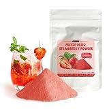 Fraunitsh Freeze Dried Strawberry Powder, 3.52oz/100g Natural Strawberry Powder Fruit Powder, Strawberries Powder Strawberries Source for Baking, Drinks, Flavoring, Smoothies, Beverages, No Sugar Added
