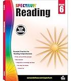 Spectrum Grade 6 Reading Workbook, Books for 6th Graders With Nonfiction and Fiction Passages and Learning Activities, Classroom or Homeschool Curriculum
