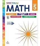 Spectrum 5th Grade Math Workbooks, Mathematics Activity Book for Kids Ages 10-11, Geometry, Fractions, Decimals, Algebra Prep, and More, Classroom and Homeschool Curriculum