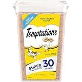 Temptations Classic Crunchy and Soft Cat Treats Tasty Chicken Flavor, 30 oz. Tub