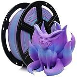 FLASHFORGE Rapid PLA Gradient Filament 1.75mm Thistle Purple & Ethereal Blue, Transform Colors Smoothly & Fast, Experience Exceptional Performance with 500mm/s High-Speed Printing, Top-Notch Filament