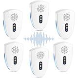 2025 Upgraded Ultrasonic Pest Control Repeller, Mouse Repellent Indoor for Spider Bug Roach Ant Fly Rat Mice Insect Deterrent, Mouse Rodent Repellent Ultrasonic Plug in, 3 Mode Switching, 6 Pack