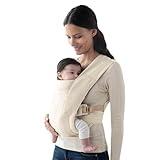 Ergobaby Embrace Baby Carrier Newborn to Toddler - Lightweight Ergonomic Baby Carriers - Cozy Essentials (7-25 Pounds), Ponte Knit, Cream