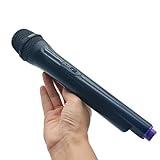 nigsouy Plastic Stage Microphone Prop, Black Realistic Fake Mic for Kids Theater, School Plays, Drama Club Performances, Lightweight Portable Design
