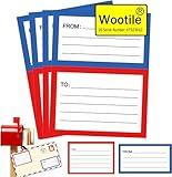 to from Return Address Mailing Labels 120 Pcs Blank Mail Shipping Label Postage Guaranteed Stickers 3.5 x 4.5 Inch Self Adhesive Handwriting to/from Address Tags Sticker for Package School,Home,Office