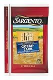 Sargento Ultra Thin Natural Colby-Jack Sliced Cheese, 20 Slices