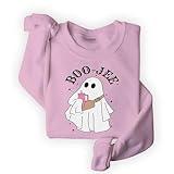 Boo Jee Sweatshirt Spooky Season Halloween Sweater Shirt Gift For Him For Her Boo Shirt Cute Ghost Halloween Crewneck Sweatshirt Boo-jee Sweatshirt Hoodie Fall Season Shirt for Women For Men