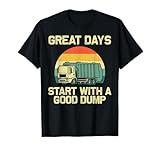 Cool Garbage Truck For Men Kids Boys Trash Waste Management T-Shirt