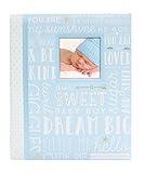 Lil’ Peach Dream Big Baby Memory Book – Guided Fill-In Journal & Photo Album for Baby’s First 5 Years (Blue) – 46 Acid-Free Pages, Baby Boy Gift for New & Expecting Parents