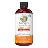 MaryRuth Organics Liquid Multivitamin+Hair Growth | Biotin 10000mcg | Lustriva Hair Growth Supplement | Clinically Tested in Women for Thicker Hair&Facial Wrinkle | Skin Care | Ages 18+ | 15.22 Fl Oz