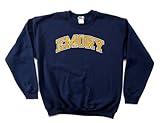 SDI mens 50/50 Blended 8 Oz. Crewneck sports fan sweatshirts, Navy, Small