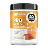 Optimum Nutrition Pro Quench, 10g Clear Protein, 10g Collagen peptides & Electrolyte Powder Drink Mix, Tropical Orange Mango, 20 Servings, 520 Grams (Packaging May Vary)