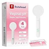 Vaginal pH Test Strips, Feminine Health Vaginal pH Test Strips Kits for Bacterial Vaginitis, Trichomonas Vaginitis, Individual Aluminum Foil Wrapped (4-Packs)- Genuine Sole Seller (haohui-bio)