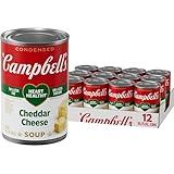 Campbell's Condensed Heart Healthy Cheddar Cheese Soup, 10.75 oz Can (12 Pack)