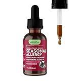 Animal Essentials Seasonal Allergy- Herbal Formula for Dogs & Cats for Occasional Allergy Relief, Sweet Taste, 100% Organic Human Grade Herbs, Veterinarian Recommended Animal Wellness Tonics - 1 Fl Oz