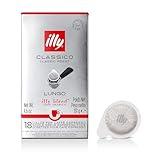 illy E.S.E. Coffee - Single-Serve Coffee Capsules & Pods - Classico Lungo Medium Roast - Notes Of Caramel, Orange Blossom & Jasmine - For E.S.E Coffee Machines - Extraordinary Aroma & Body – 18 Count