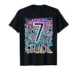 Tie Dye 7th Grade Typography Team Seventh Grade Teacher T-Shirt