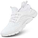 Women's Walking Shoes Non Slip Shoes Breathable Lightweight Fashion Sneakers Slip Resistant Athletic Sports Running Gym Work Shoes White