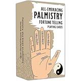 ZHQGYN All-Embracing Palmistry Fortune-Telling Playing Oracle Cards, Tarot Cards for Beginners, Unique Oracle Deck and Fun Playing Card, Tarot Deck with Meanings on Them, for Beginners