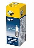 Hella H6W Bulb H6W 12V 6W Bax9S T2.75